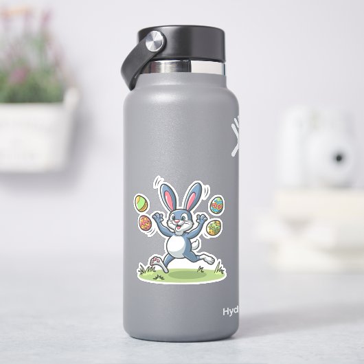 Sticker Joli lapin lapin de Pâques (HydroFlask)