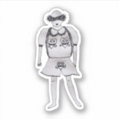 Sticker Joli look sexy s'il vous plaît (Devant)