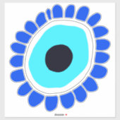 Sticker Joli mal yeux Amulet Lucky Charme (Feuille)