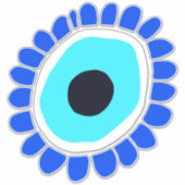 Sticker Joli mal yeux Amulet Lucky Charme (Devant)