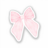 Sticker Joli Nœud Rose (Recto)