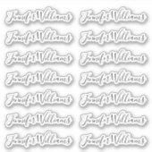 Sticker Joli nom de script de calligraphie moderne (Devant)