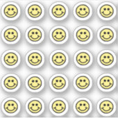 Sticker Joli pack visage heureux mini set feuille Die Cut (Devant)