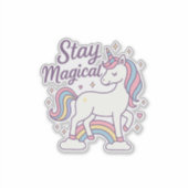 Sticker Joli Pastel Arc-en-ciel Vinyl Decal (Devant)