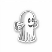Sticker Joli petit fantôme d'Halloween (Devant)
