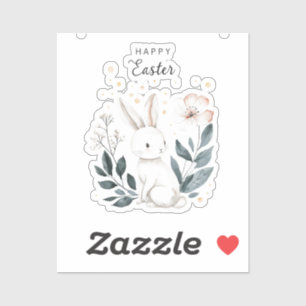 Sticker Joli petit lapin de Pâques