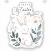 Sticker Joli petit lapin de Pâques (Recto)