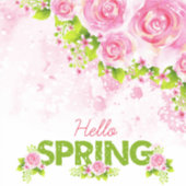 Sticker Joli printemps Floral (Devant)