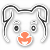 Sticker Joli rose (Devant)