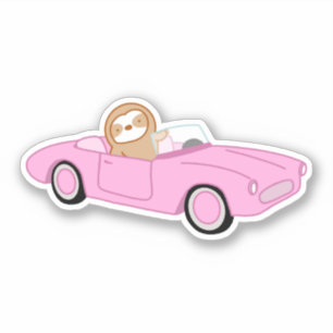 Sticker Joli rose fentes convertible