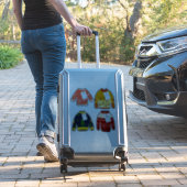 Sticker Joli Sweat Ugly Merry Christmas Vinyle Personnalis (Valise Insitu)