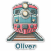 Sticker Joli Train Classique Garçons (Devant)