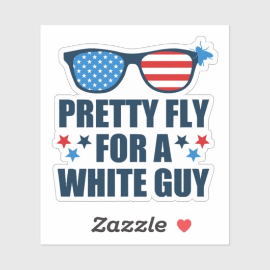 Sticker Joli Voler Pour Un Blanc (Feuille)