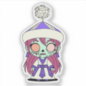 Sticker Joli Zombie kirghize (Devant)