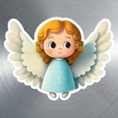 Sticker Jolie fille Angel adorable dessin de dessin graphi