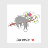 Sticker Jolie fleur bohème (Feuille)