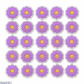 Sticker Jolie Fleurs De Fleur De Fleur De Fleur Rose (Devant)