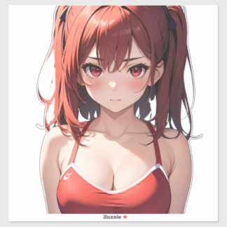 Sticker Jolie Gym Anime Girl, Yasutake Kohaku