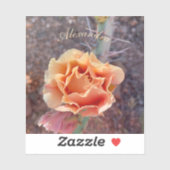 Sticker Jolie Pêche Prickly Pear Flower (Feuille)