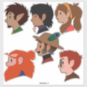 Sticker Jolie SA ! Cast (Feuille)