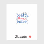 Sticker jolies choses à l'intérieur de l'autocollant pour  (Feuille)