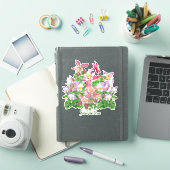 Sticker Jolies fleurs de colonnes personnalisées (Couverture iPad)