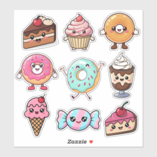 Sticker Jolis desserts Kawaii
