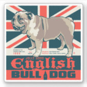 Sticker Jolly Good English Bulldog (Devant)