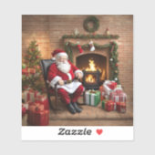 Sticker Jolly Old Santa Claus (Feuille)