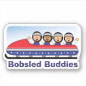 Sticker JollyKins Bobsled Buddies (Devant)