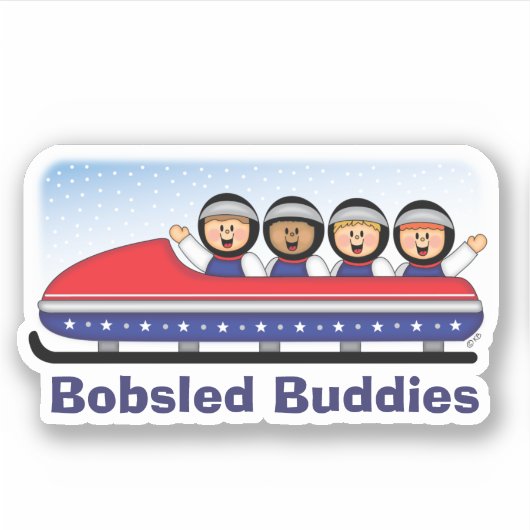 Sticker JollyKins Bobsled Buddies (Devant)