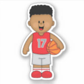 Sticker JollyKins Garçon de Basket (Devant)