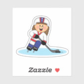 Sticker JollyKins Hockey Girl (Feuille)