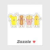 Sticker JollyKins Hot Dog Friends (Feuille)