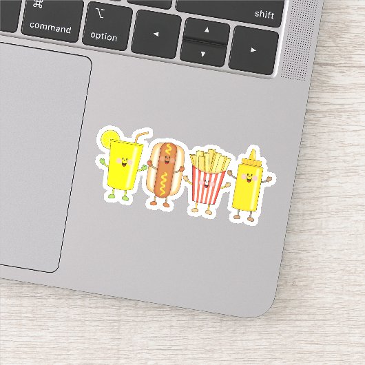 Sticker JollyKins Hot Dog Friends (Détail)