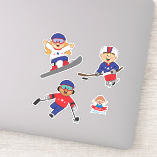 Sticker JollyKins Paralympiens d'hiver