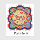 Sticker JOMO Couper Funny Inspirivity Floral (Feuille)