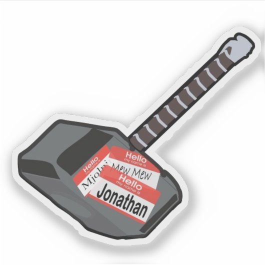 Sticker Jonathan Hammer (Devant)