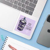 Sticker jonction de jonction avec pinceau Java ave (Ordinateur portable avec iPhone)