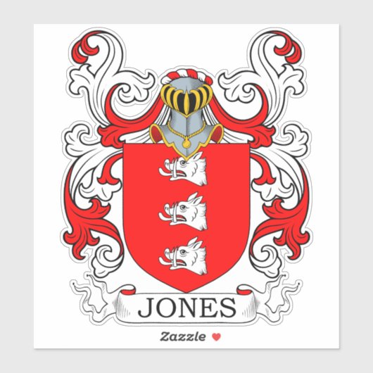 Sticker Jones Family Crest (Feuille)