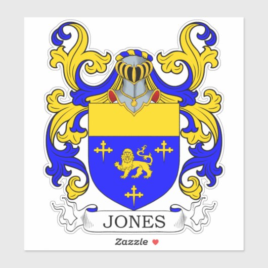 Sticker Jones Family Crest (Feuille)