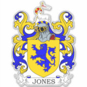 Sticker Jones Family Crest (Devant)
