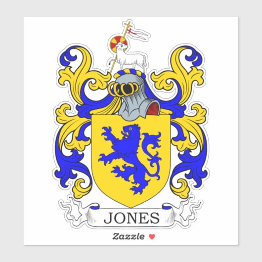Sticker Jones Family Crest (Feuille)