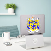 Sticker Jones Family Crest (Ordinateur portable sur le bureau)