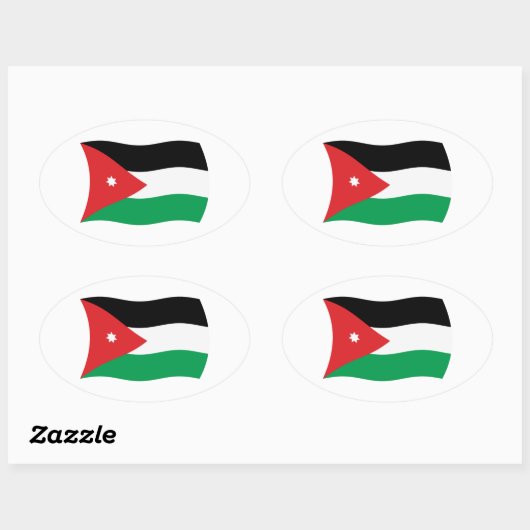 Sticker Jordan Flag (Feuille)