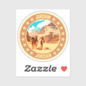 Sticker Jordanie (Feuille)