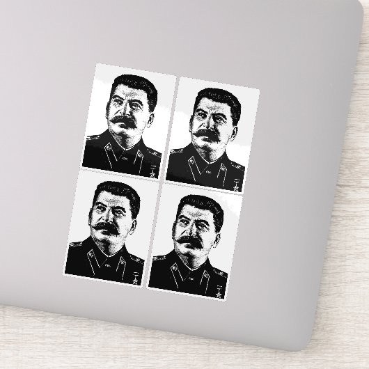 Sticker Joseph Stalin, USSR, CCCP, Soviet Union, Communism (Détail)