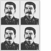 Sticker Joseph Staline, URSS, CCCP, Union soviétique, Comm (Devant)