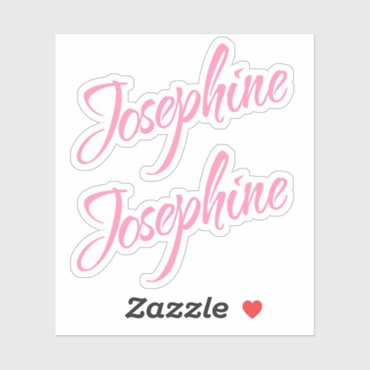 Sticker Joséphine nom x2 (Feuille)