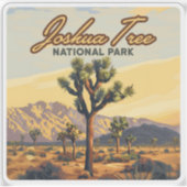 Sticker Joshua Tree National Park California Desert (Devant)